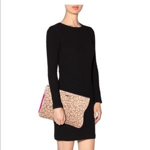 ✔🚫SOLD🚫✔REBECCA MINKOFF LEATHER CLUTCH